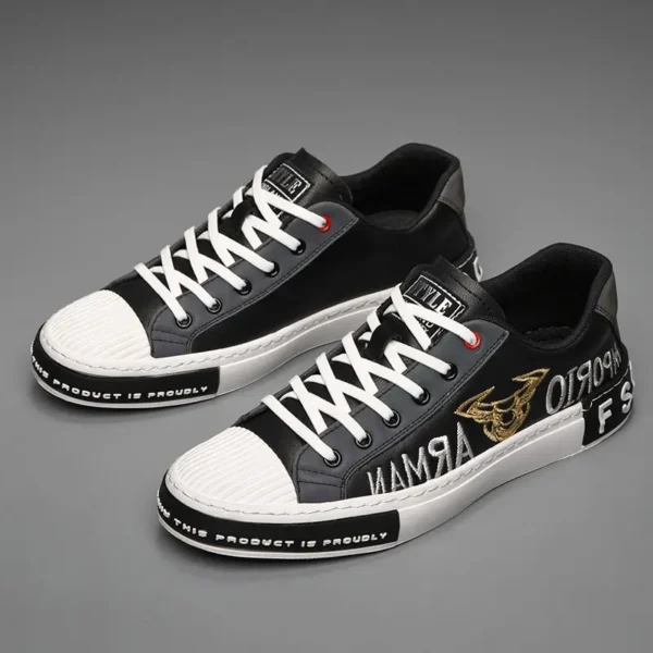 2025 New Full with Casual Men's Shoes Fashion High Quality Men's Shoes Sneakers - 图片 5